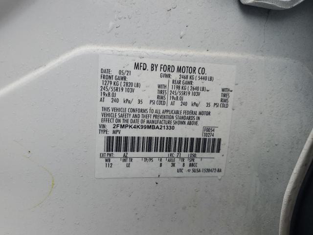 2021 FORD EDGE TITAN - 2FMPK4K99MBA21330