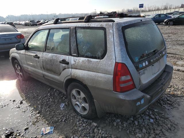 SUBARU FORESTER 2 2003 silver  gas JF1SG65633H753411 photo #3