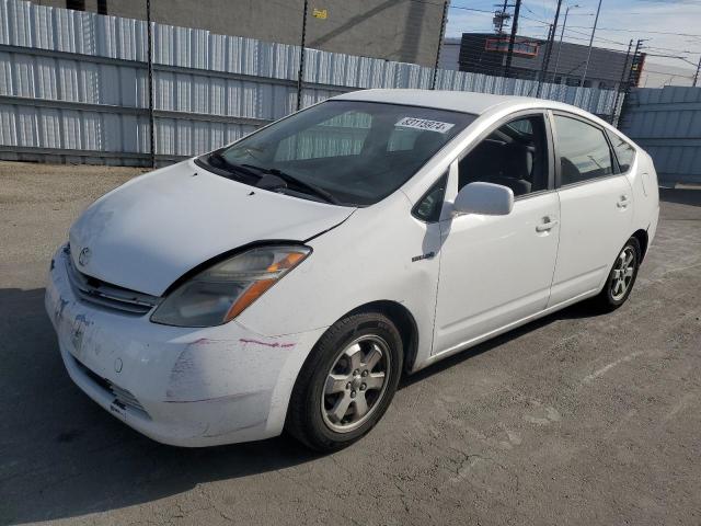 TOYOTA PRIUS 2007 white hatchbac hybrid engine JTDKB20U173236280 photo #1