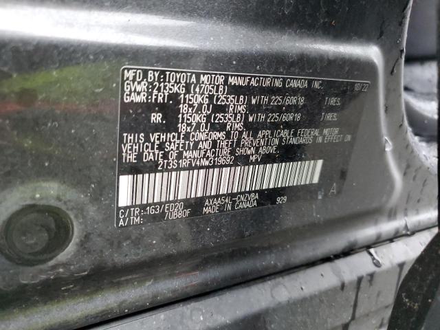 2022 TOYOTA RAV4 TRD O 2T3S1RFV4NW319692