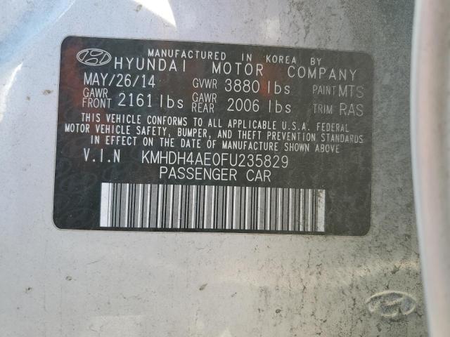 2015 HYUNDAI ELANTRA SE - KMHDH4AE0FU235829