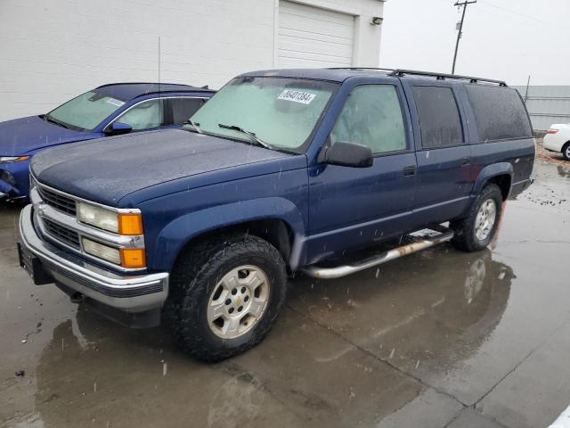 CHEVROLET SUBURBAN K 1996 blue 4dr spor gas 3GNFK16RXTG125871 photo #1