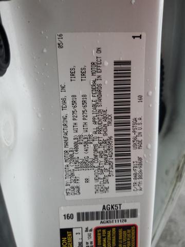 2016 TOYOTA TUNDRA 4WD 5TFDW5F14GX559596