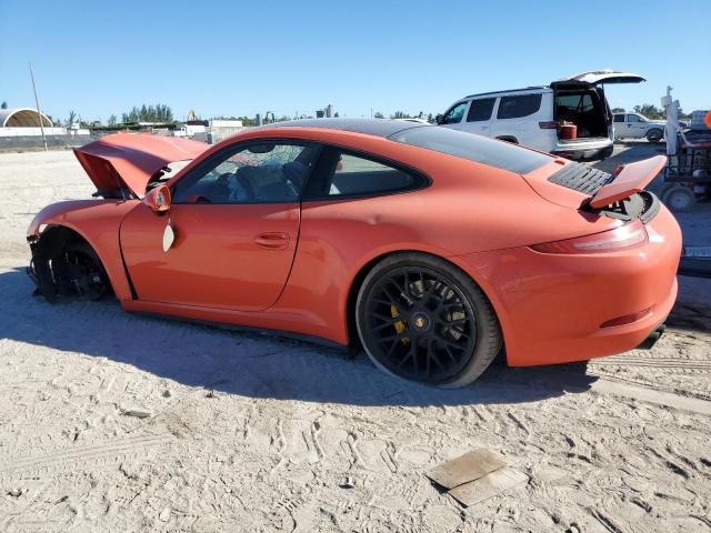 PORSCHE 911 CARRER 2016 orange  gas WP0AB2A90GS122234 photo #3