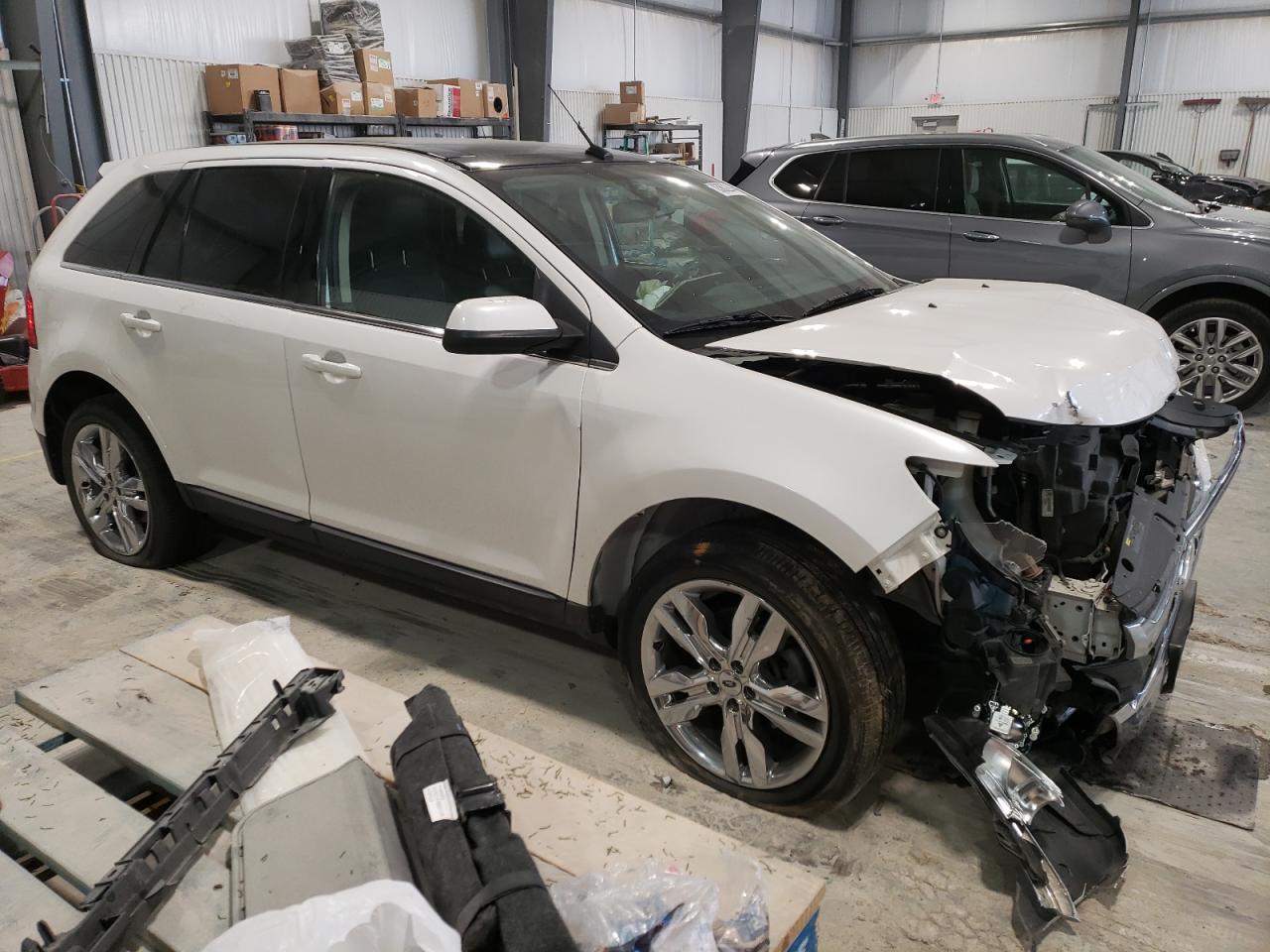 Lot #3033325803 2013 FORD EDGE LIMIT