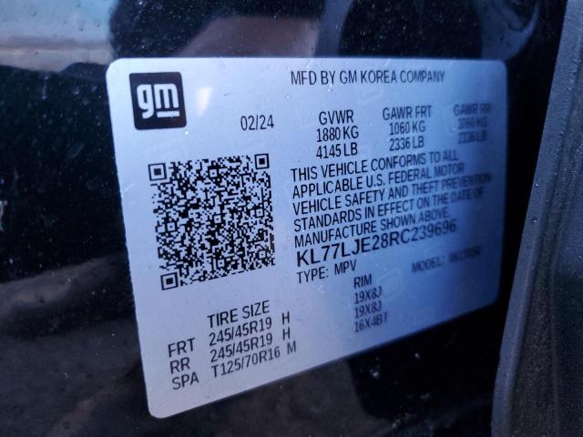 2024 CHEVROLET TRAX 2RS KL77LJE28RC239696