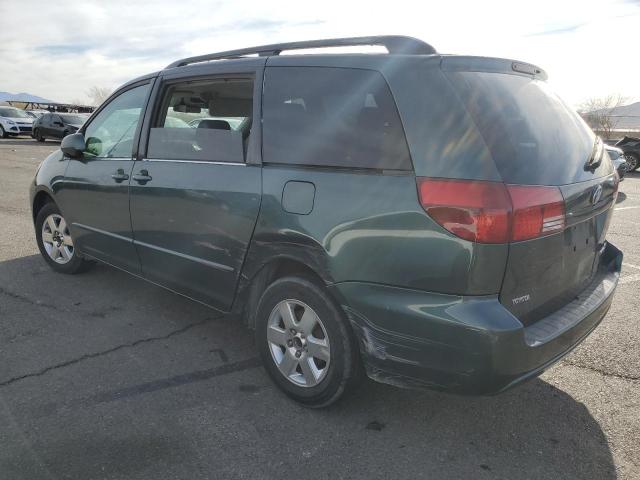 TOYOTA SIENNA XLE 2004 green  gas 5TDZA22C34S185039 photo #3