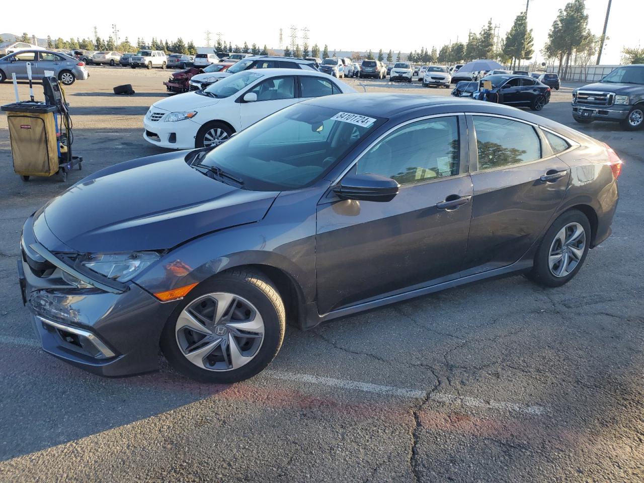 Lot #3028570921 2019 HONDA CIVIC LX