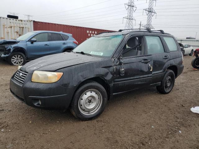 SUBARU FORESTER 2 2008 black  gas JF1SG636X8H710355 photo #1