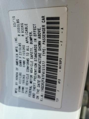 2015 HONDA ACCORD EXL - 1HGCR2F87FA151577