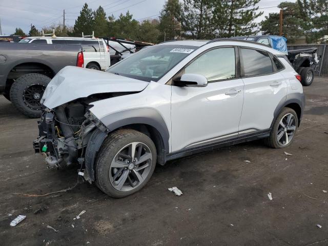 HYUNDAI KONA ULTIM 2018 white  gas KM8K5CA59JU102912 photo #1