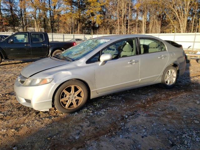 HONDA CIVIC LX 2011 silver  gas 2HGFA1F59BH532587 photo #1