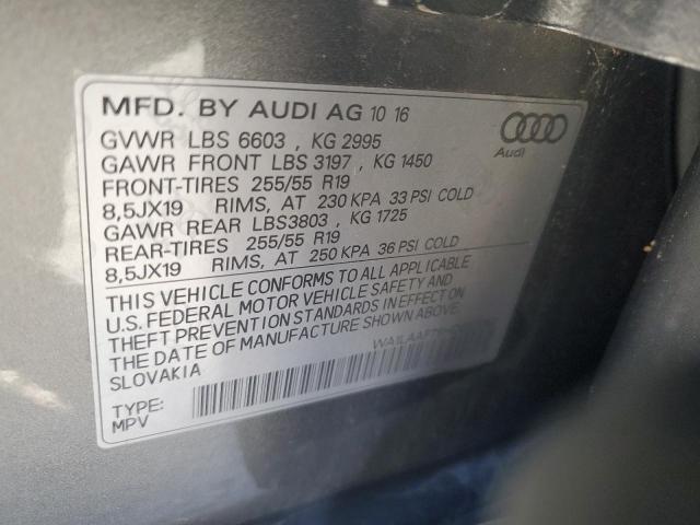2017 AUDI Q7 PREMIUM - WA1LAAF79HD032092