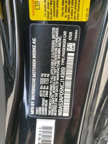 2022 BMW 430I - WBA53AP05NCJ14989