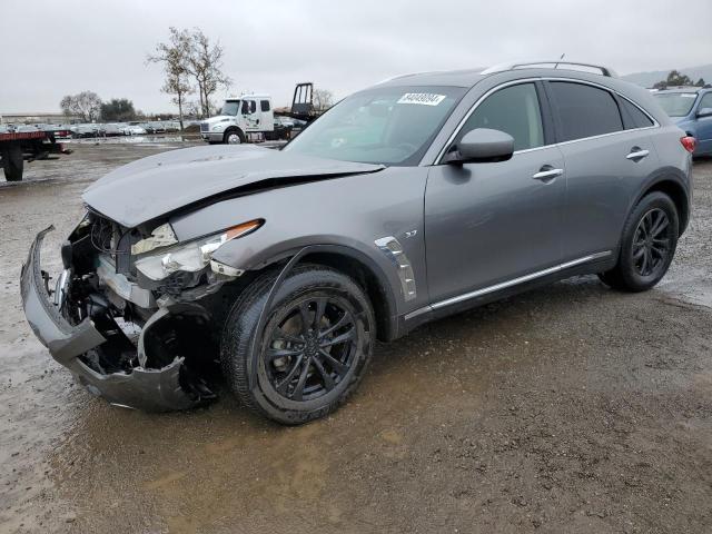 INFINITI QX70 2014 gray  gas JN8CS1MW0EM413357 photo #1