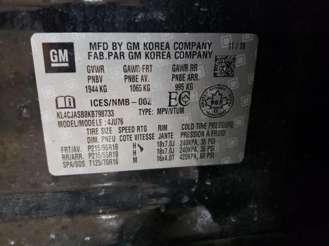 2019 BUICK ENCORE PRE - KL4CJASB8KB798733