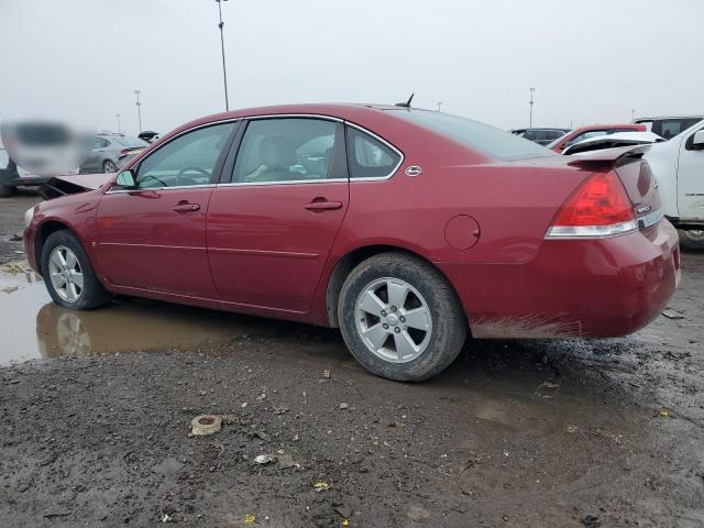 CHEVROLET IMPALA LT 2008 red sedan 4d flexible fuel 2G1WT58K681279340 photo #3