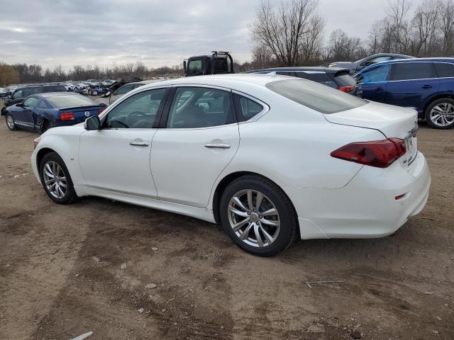 INFINITI Q70 3.7 LU 2018 white  gas JN1BY1AR4JM220646 photo #3