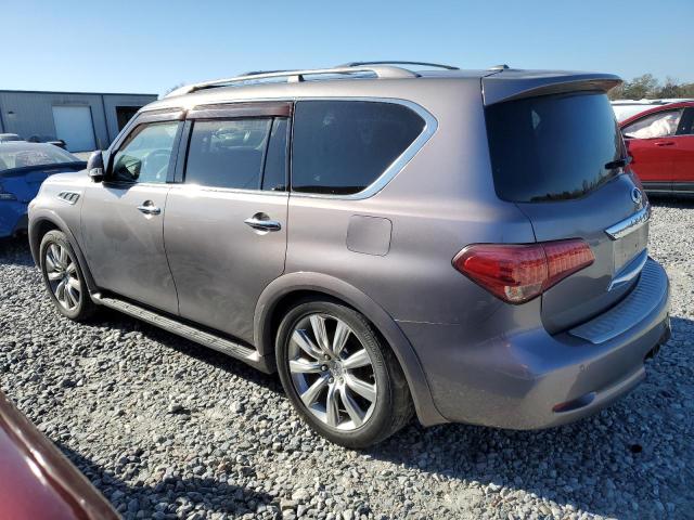 INFINITI QX56 2012 gray  gas JN8AZ2ND4C9715899 photo #3