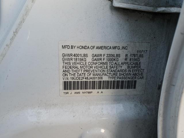 2018 ACURA ILX SPECIA 19UDE2F48JA001306