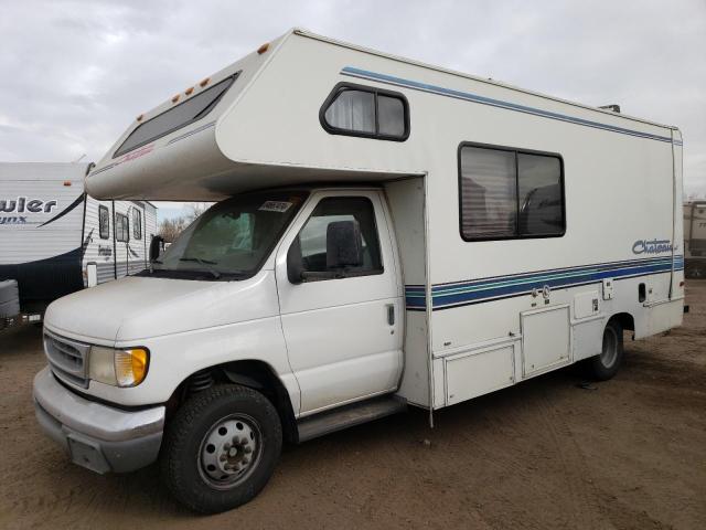 FORD ECONOLINE 1997 white  gas 1FDKE30S2VHB56672 photo #3