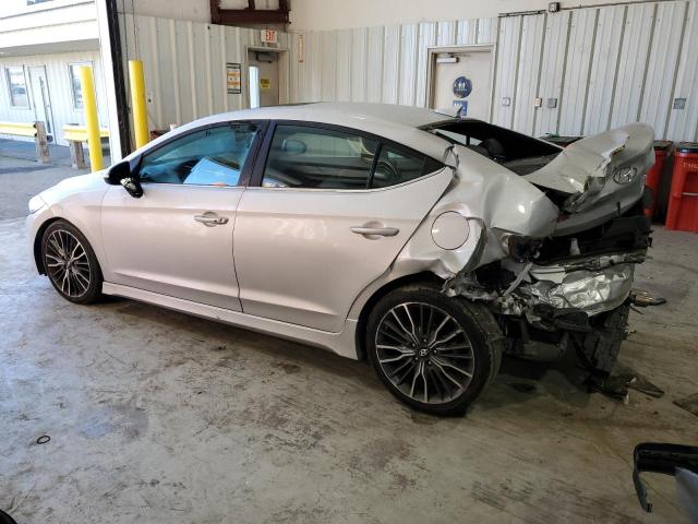 HYUNDAI ELANTRA SP 2018 silver  gas KMHD04LB9JU525392 photo #3