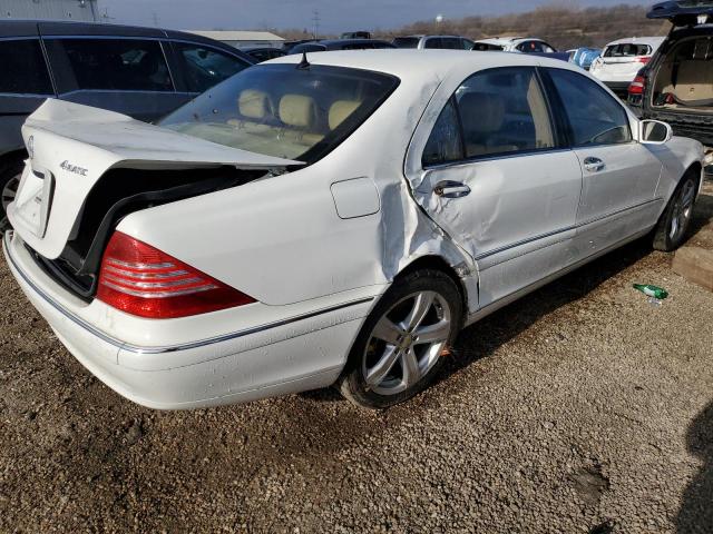 MERCEDES-BENZ S 500 4MAT 2003 white  gas WDBNG84J63A377870 photo #4