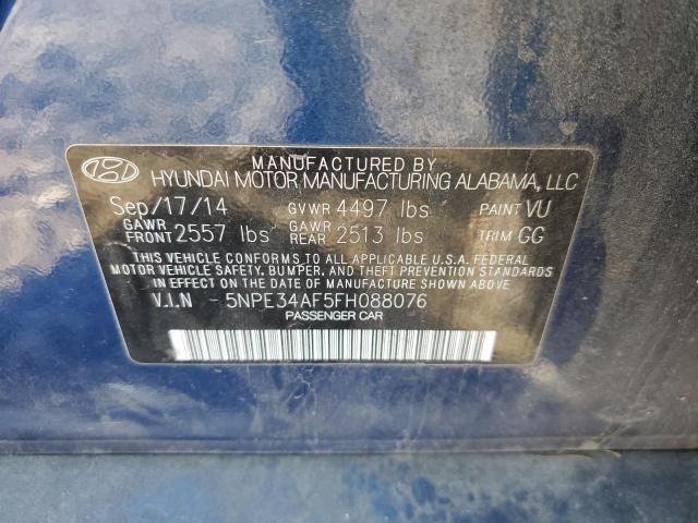 2015 HYUNDAI SONATA SPO - 5NPE34AF5FH088076