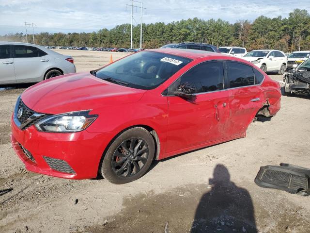 NISSAN SENTRA S 2016 red sedan 4d gas 3N1AB7AP4GY323585 photo #1