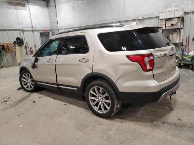 FORD EXPLORER L 2017 beige 4dr spor gas 1FM5K8F83HGE40496 photo #3