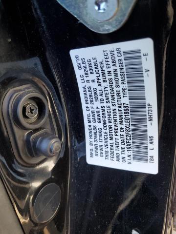 2020 HONDA CIVIC SPOR - 19XFC2F8XLE018687