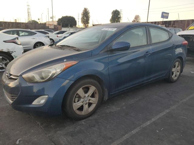 HYUNDAI ELANTRA GL 2013 blue  gas KMHDH4AE9DU957264 photo #1