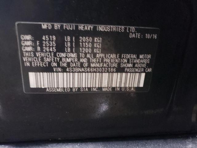 2017 SUBARU LEGACY SPO 4S3BNAS66H3032186