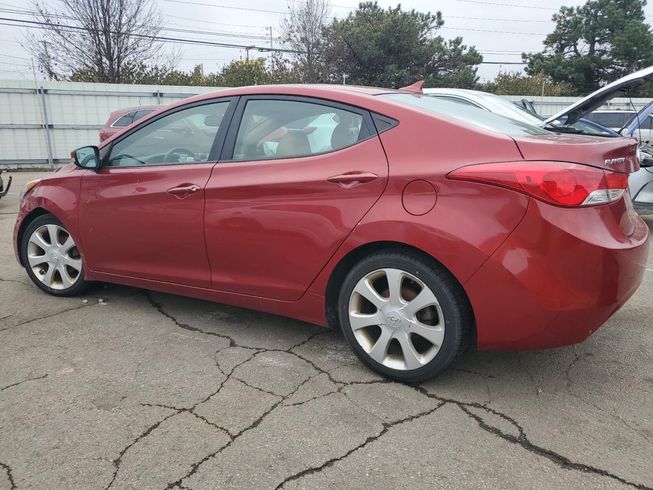 Lot #3040833759 2012 HYUNDAI ELANTRA GL