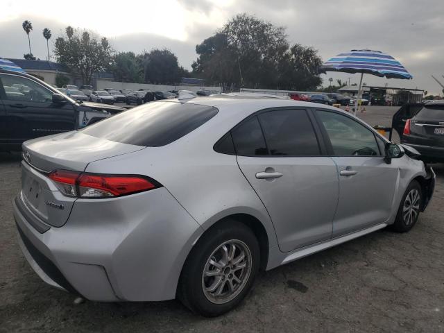 TOYOTA COROLLA LE 2022 silver  hybrid engine JTDEAMDE8NJ036097 photo #4