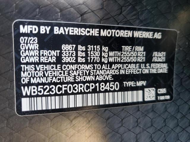 2024 BMW IX XDRIVE5 WB523CF03RCP18450