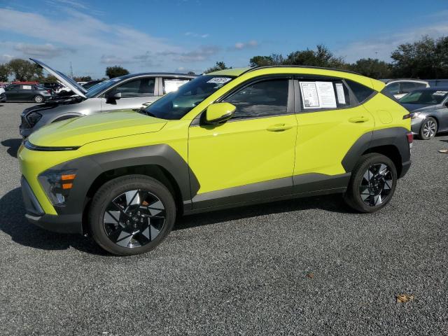 HYUNDAI KONA SEL 2024 yellow  gas KM8HCCAB4RU100793 photo #1