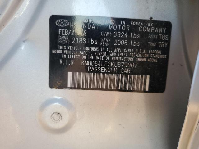 2019 HYUNDAI ELANTRA SE - KMHD84LF3KU879907