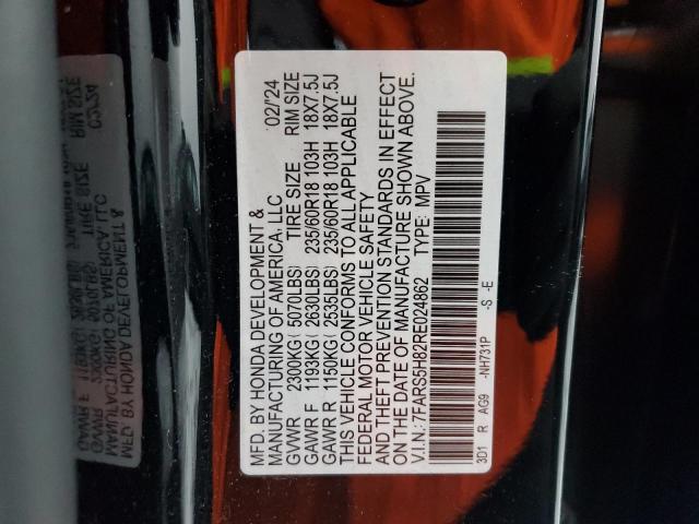 2024 HONDA CR-V SPORT 7FARS5H82RE024862