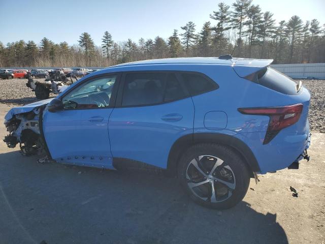 CHEVROLET TRAX 1RS 2024 blue  gas KL77LGE26RC146064 photo #3