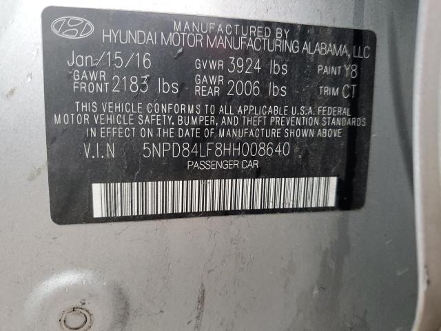 2017 HYUNDAI ELANTRA SE - 5NPD84LF8HH008640