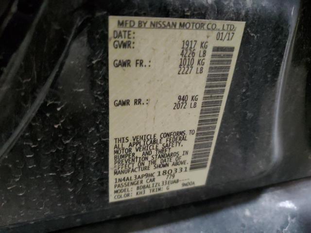 2017 NISSAN ALTIMA 2.5 - 1N4AL3AP9HC180331