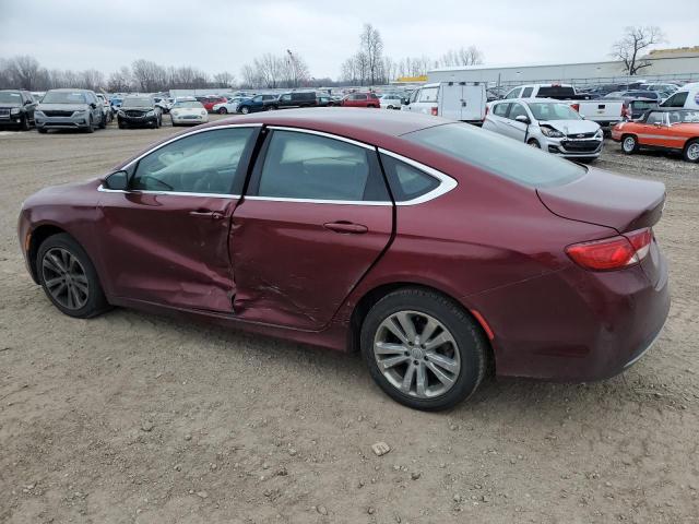 CHRYSLER 200 LIMITE 2016 burgundy  gas 1C3CCCABXGN112277 photo #3