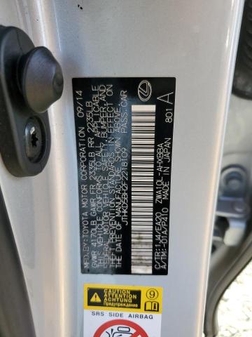 2015 LEXUS CT 200 JTHKD5BH2F2218109