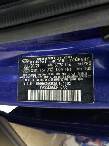 2022 HYUNDAI VENUE SEL - KMHRC8A30NU134105