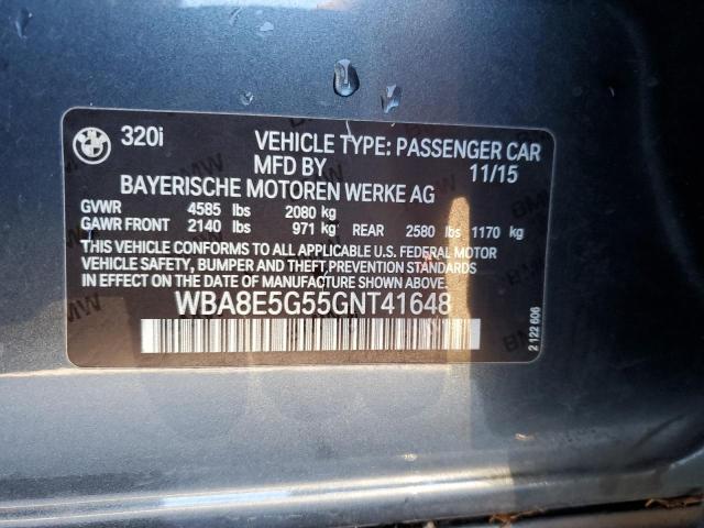 2016 BMW 320 XI - WBA8E5G55GNT41648