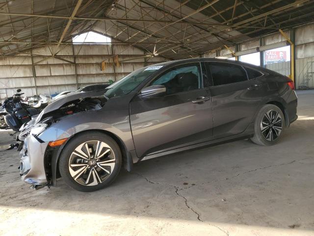 HONDA CIVIC EX 2017 gray  gas 19XFC1F33HE002546 photo #1