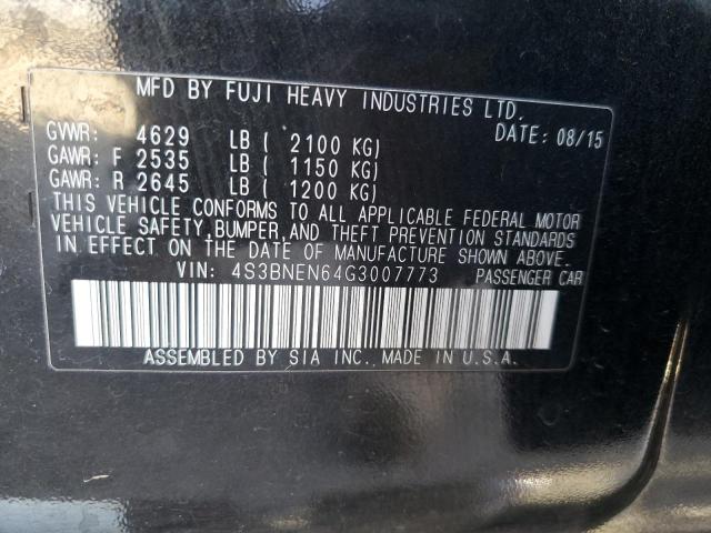 2016 SUBARU LEGACY 3.6 - 4S3BNEN64G3007773