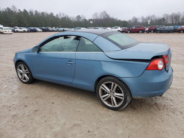 VOLKSWAGEN EOS 2.0T L 2007 blue  gas WVWFA71F97V020442 photo #3