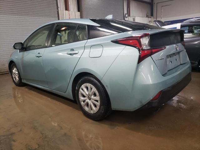 TOYOTA PRIUS L 2020 blue  hybrid engine JTDKARFU4L3113814 photo #3